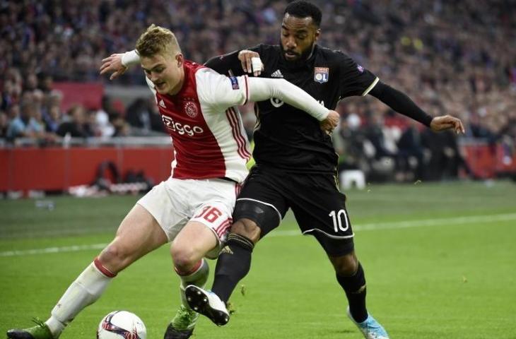 Bek Ajax, Matthijs de Ligt. (Jean-Philippe Ksiazek/AFP).