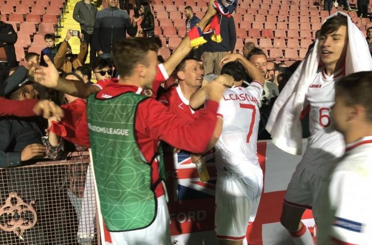 Timnas Gibraltar menang 1-0 atas Armenia di ajang UEFA Nations League. (Dok. Gibraltarfa.com)