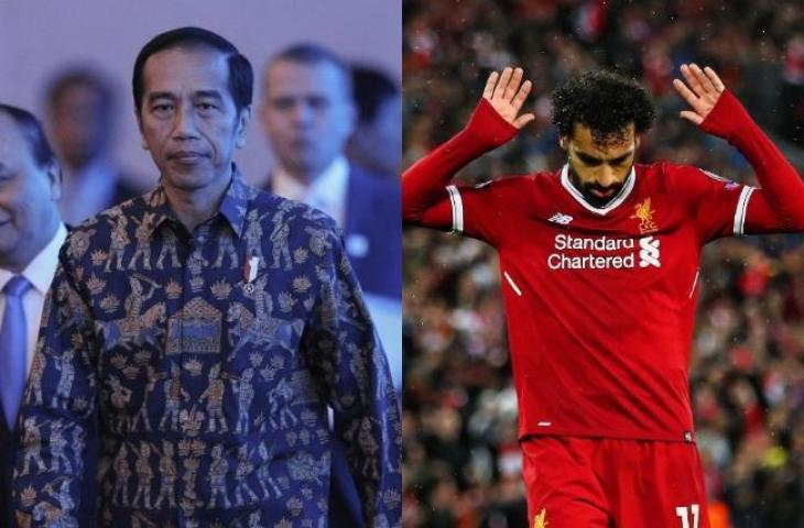 Kolase foto Presiden Joko Widodo dan Mohamed Salah (chatwithamelia.xyz)