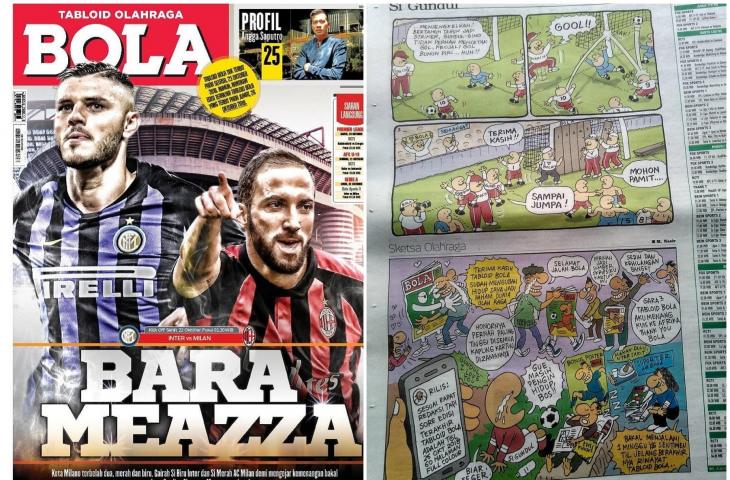 Tabloid BOLA edisi terakhir sebelum edisi pamitan 