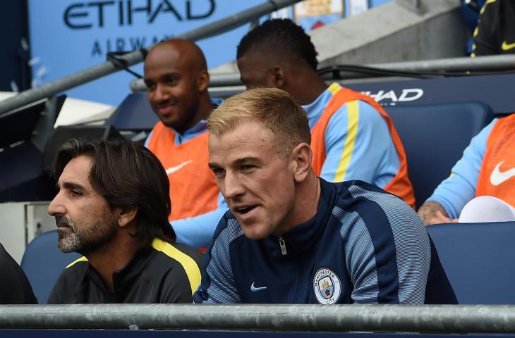 Kiper Manchester City, Joe Hart (AFP)