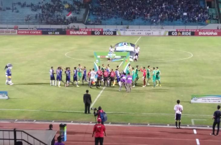 PSIS Semarang vs Sriwijaya FC. (Stephanus Aranditio/chatwithamelia.xyz)