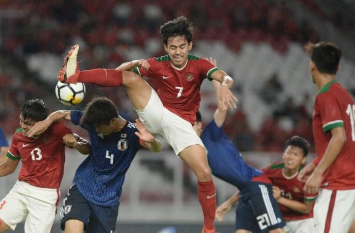 Timnas Indonesia U-19 vs Jepang. (Suara.com).