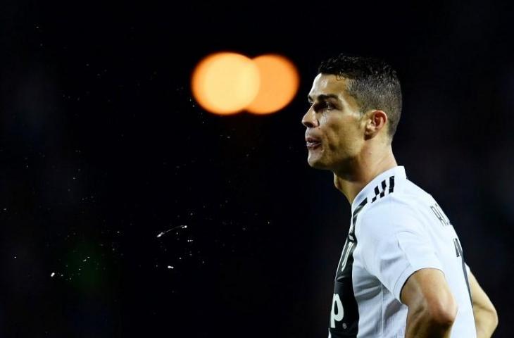 Penyerang Juventus, Cristiano Ronaldo (Marco Bertorello/AFP)