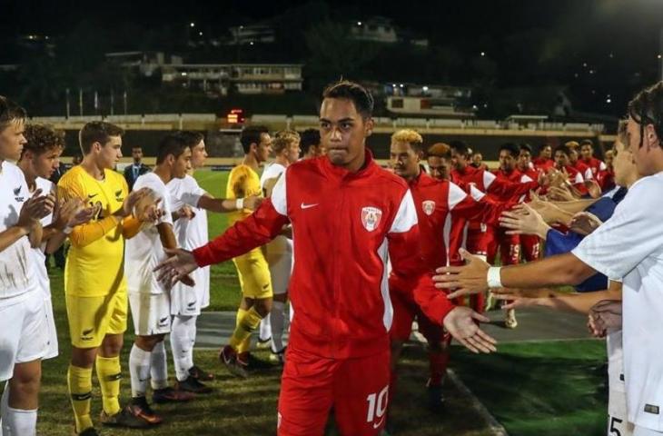 Timnas Tahiti U-19. (Facebook/New Zealand Football).