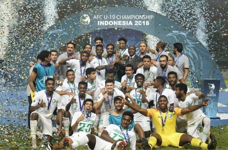 Arab Saudi juara Piala Asia U-19. (@theafcdotcom/Twitter)