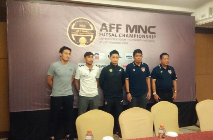 Konferensi Pers Piala AFF Futsal Championship 2018 di The Rich Jogja Hotel pada Minggu, (4/11/2018) [Andiarsa Nata/chatwithamelia.xyz]