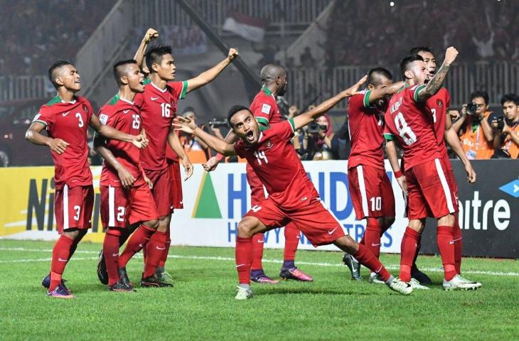 Timnas Indonesia di Piala AFF edisi 2016. [@affsuzukicup/Twitter]