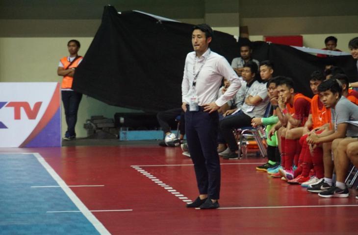 Pelatih Timnas Futsal Indonesia, Kensuke Takahashi (Stephanus Aranditio/chatwithamelia.xyz)