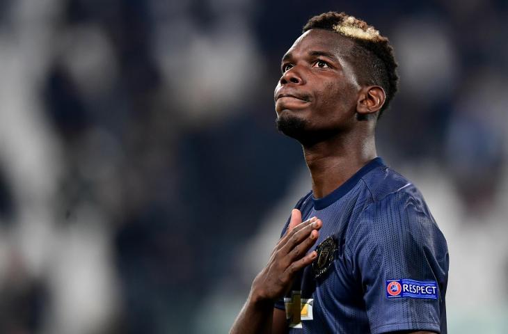 Pemain Manchester United, Paul Pogba (AFP)