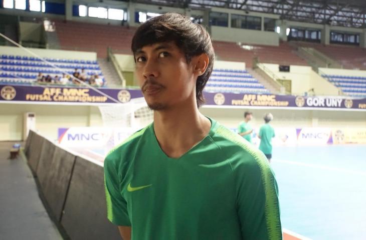 Kapten Timnas Futsal Indonesia, Sunny Rizky Suhendra (STEPHANUS ARANDITIO/BOLATIMES.COM)