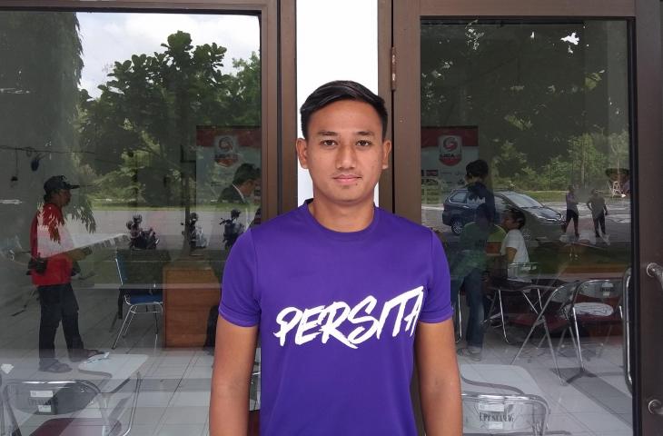 Striker Persita Tangerang, Diego Banowo. (Irwan Febri Rialdi/chatwithamelia.xyz).