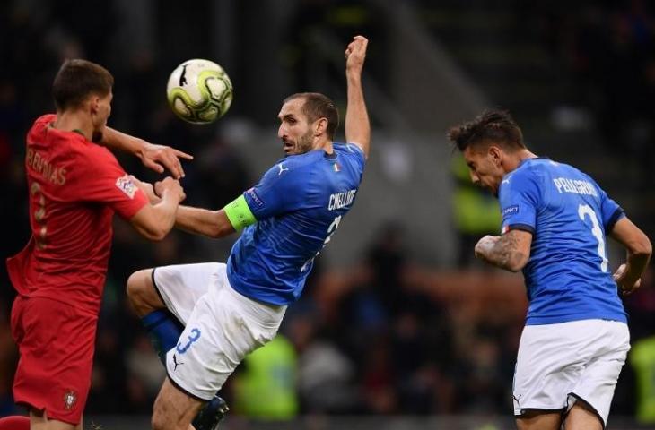 Italia vs Portugal. (Marco Bertorello/AFP).