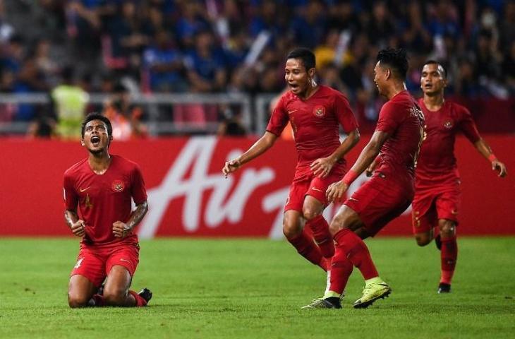 Timnas Indonesia vs Thailand. (Chalinee Thirasupa/AFP).