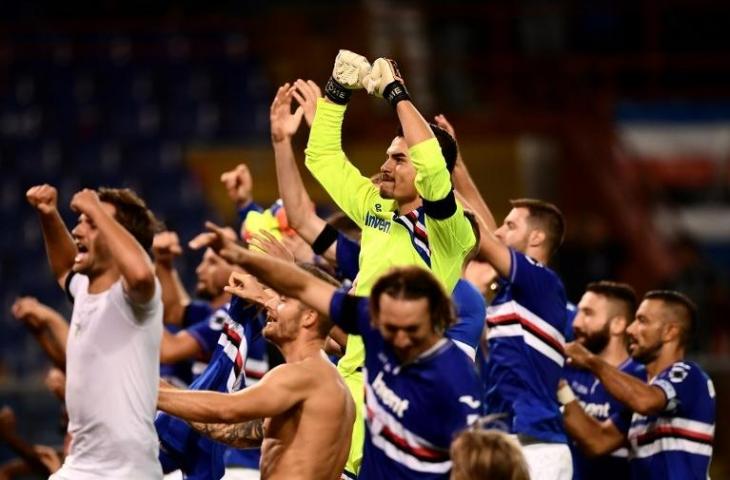 Sampdoria. (Marceo Bertorello/AFP).