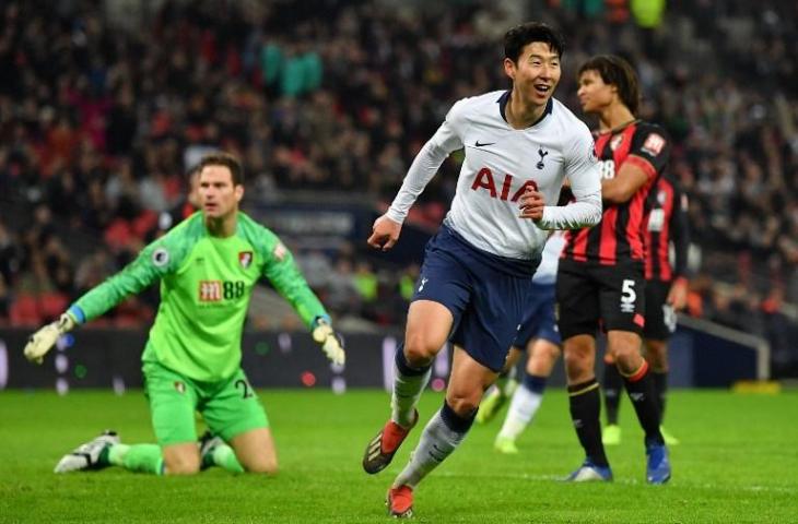 Bintang Tottengham Hotspur asal Korea Selatan, Son Heung-min. (Ben Stansall/AFP).