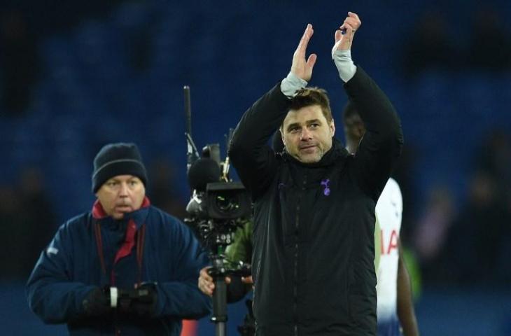 Manajer Tottenham Hotspur, Mauricio Pochettino. (Oli Sacrf/AFP)