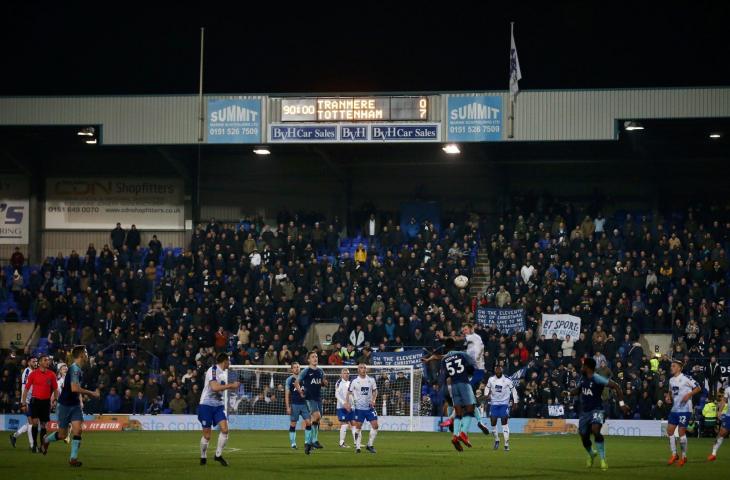 Tottenham Hotspur berhasil melibas Tranmere Rovers dengan skor 7-0 di Stadion Frenton Park, Sabtu (5/1/2019) dini hari WIB. (Twitter/@SpursOfficial)