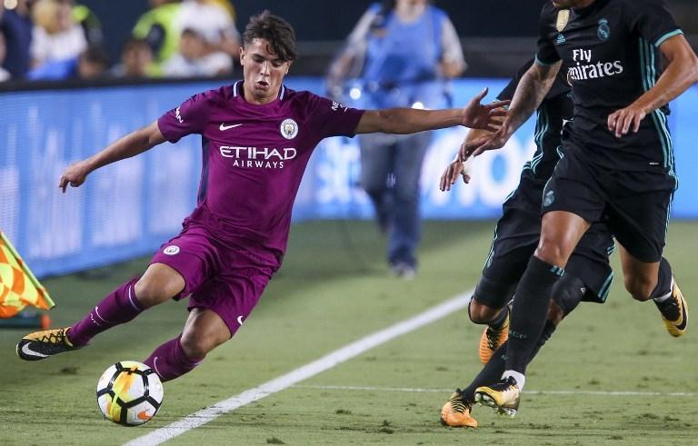 Brahim Diaz saat bermain melawan Real Madrid pada 27 Juli 2017 (Ringo Chiu/AFP)