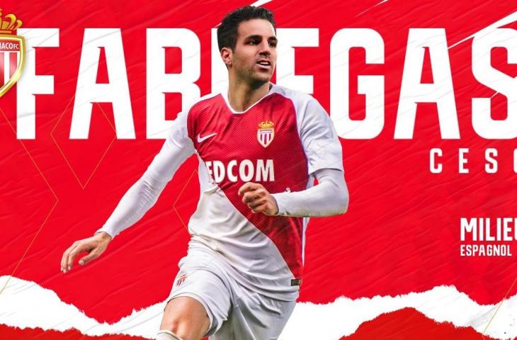 Cesc Fabregas gabung AS Monaco (twitter.com/as_monaco)