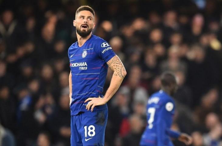 Penyerang Chelsea, Olivier Giroud (Glyn Kirk/AFP)