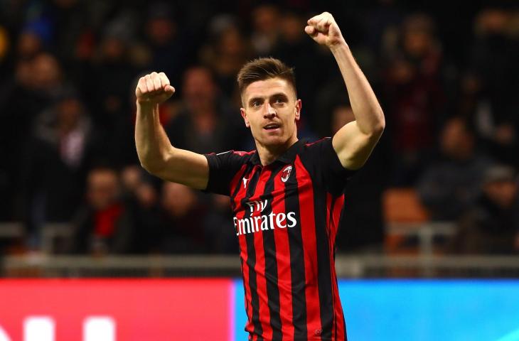 Penyerang AC Milan, Krzysztof Piatek (twitter.com/GMS__Football)