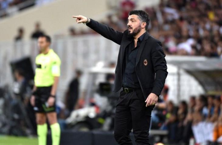 Pelatih AC Milan, Gennaro Gattuso (AFP)