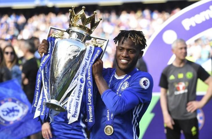 Striker Chelsea, Michy Batshuayi. (Ben Stansall/AFP).