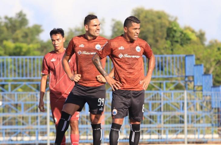 Alberto Goncalves saat latihan bersama Persija Jakarta (Sumber: persija.id)