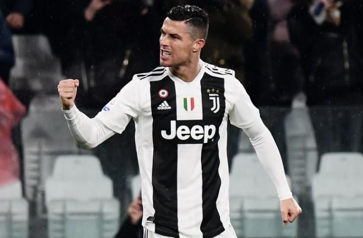 Penyerang Juventus, Cristiano Ronaldo (Marco Bertorello/AFP)