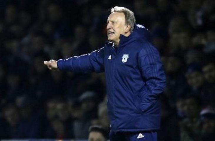 Pelatih Cardiff City, Neil Warnock. (IAN KINGTON / AFP)