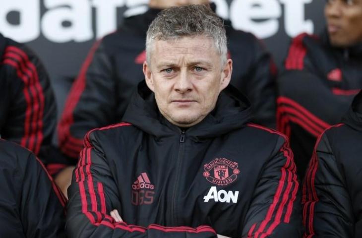 Pelatih Manchester United, Ole Gunnar Solskjaer. (Ian Kington/AFP)