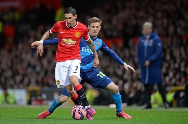 Angel Di Maria saat berseragam Manchester United (Oli Scarff/AFP)