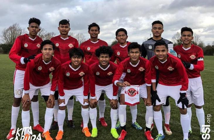 Tim Garuda Select di Inggris (instagram.com/pssi__fai)