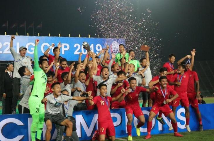 Timnas Indonesia U-22 juara Piala AFF U-22 2019. (Dok. PSSI)