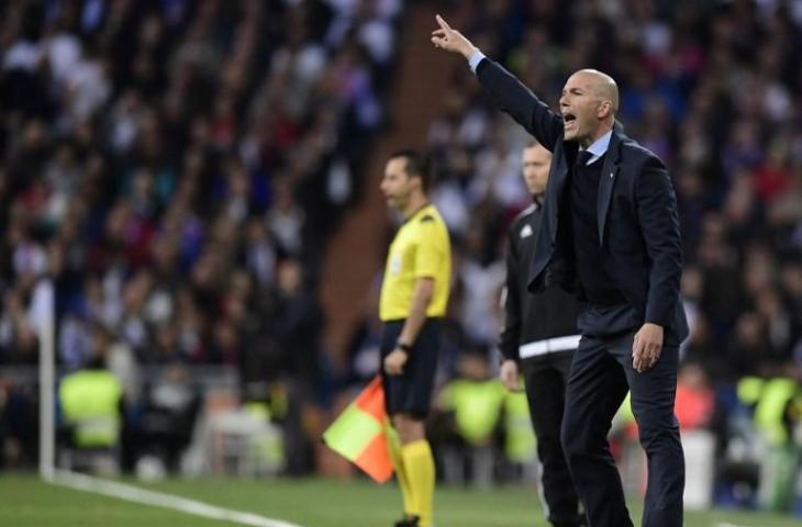 Zinedine Zidane saat masih menjadi pelatih Real Madrid (Javier Soriano/AFP)
