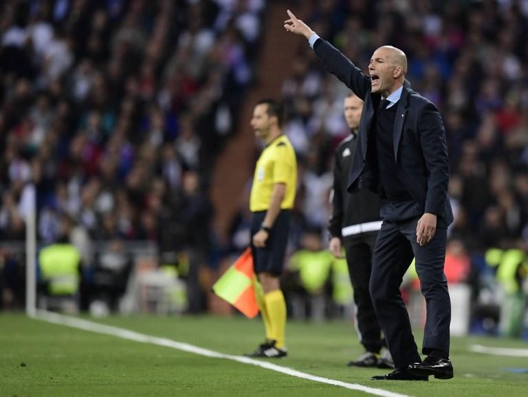 Zinedine Zidane saat masih menjadi pelatih Real Madrid (Javier Soriano/AFP)