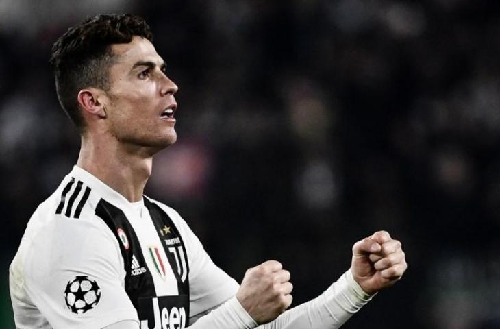 Penyerang Juventus, Cristiano Ronaldo. (Marco Bertorello/AFP)