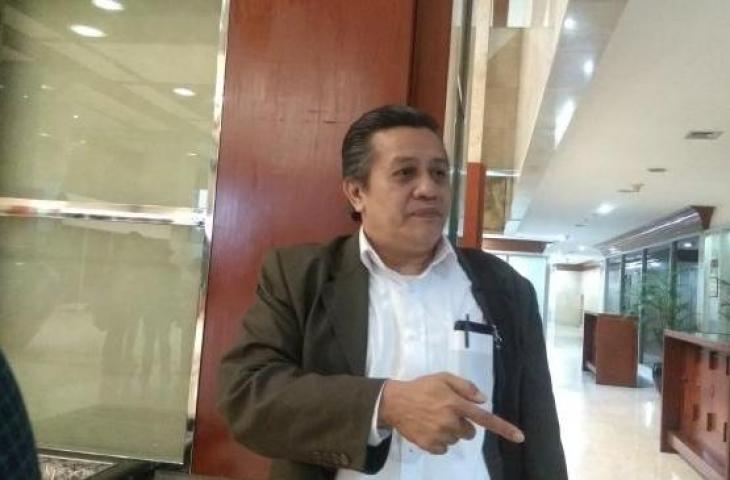 Anggota Komite Eksekutif (Exco) PSSI, Gusti Randa. [Suara.com / Arief APRIADI]