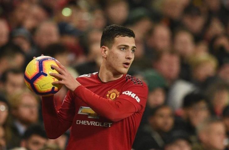 Bek Manchester United, Diogo Dalot (Oli Scarff/AFP)