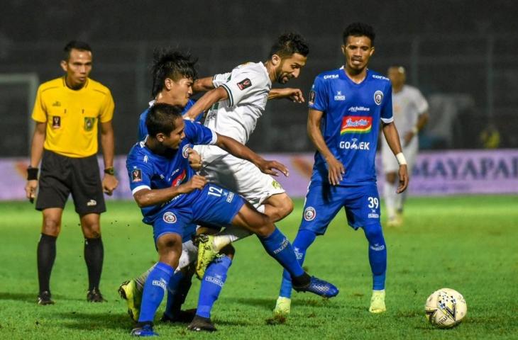 Pertandingan final Piala Presiden antara Arema FC vs Persebaya Surabaya. (Dok. Persebaya).