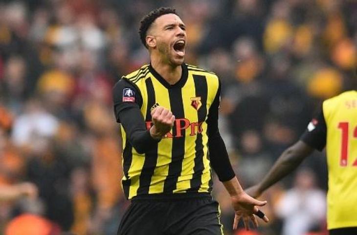 Gelandang Watford, Etienne Capoue. (GLYN KIRK / AFP)