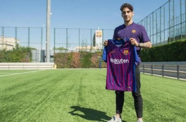 Rekrutan terbaru Barcelona. Ludovit Reis. (Twitter/@FCBarcelona)