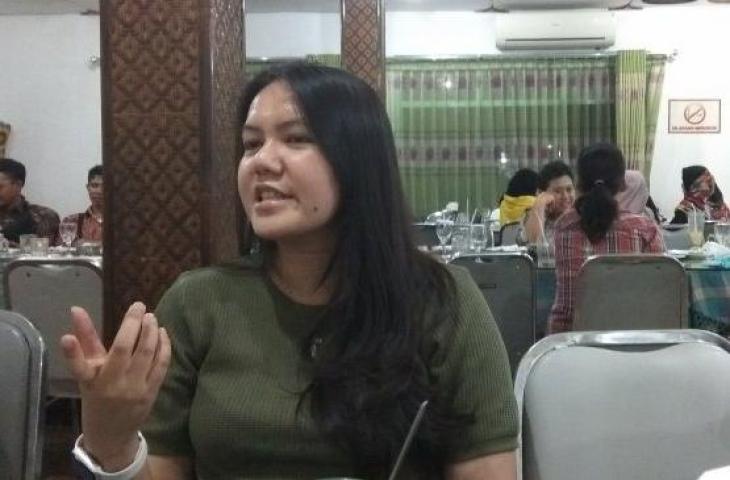 CEO baru PSS Sleman, Viola Kurniawati. (Suara.com/Irwan Febri Rialdi).