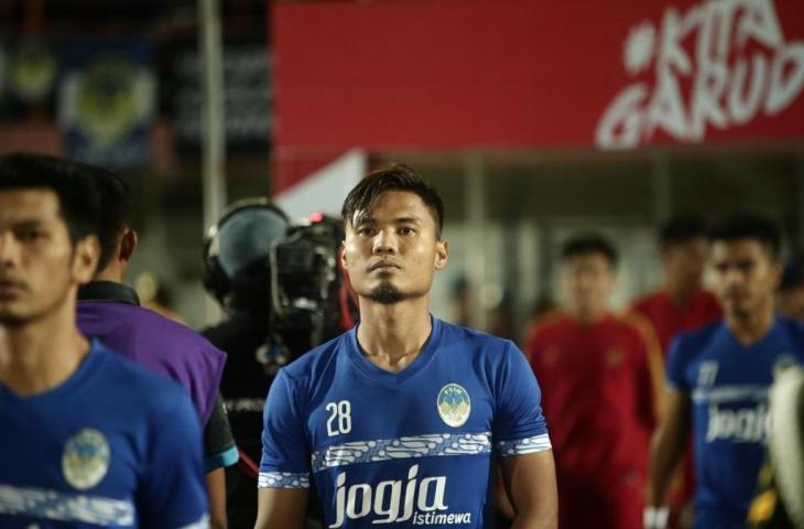 Bek kiri PSIM Yogyakarta, Aditya Putra Dewa. (Dok. Media Officer PSIM).