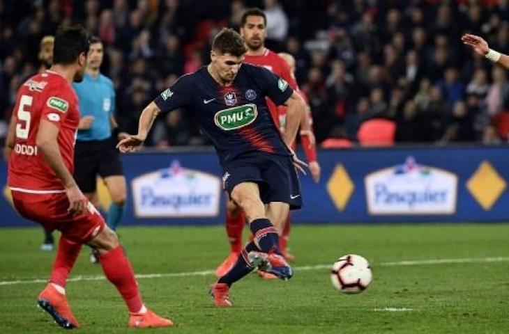 Bek Paris Saint-Germain, Thomas Meunier. (PHILIPPE LOPEZ / AFP)