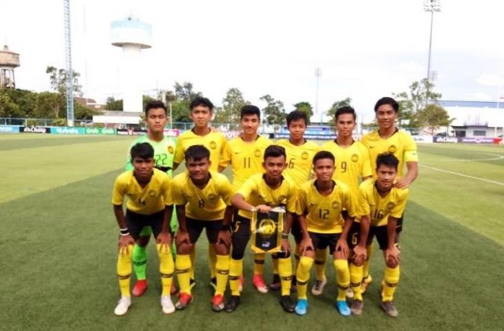 Timnas Malaysia U-16 di ajang Piala AFF U-15 2019. [@FAM_Malaysia / Twitter]