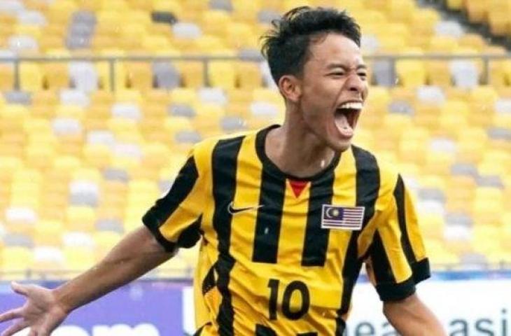 Striker Timnas Malaysia U-19, Luqman Hakim Shamsudin. (Dok. Vocketfc)