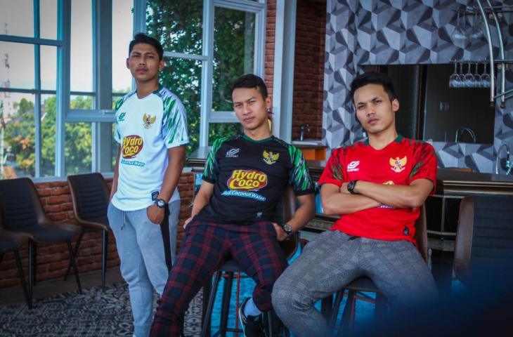 Timnas Futsal Indonesia gunakan jersey buatan DJ Sport saat uji coba di Thailand. (Dok. DJ Sport)