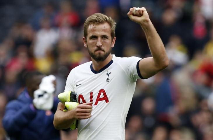 Penyerang Tottenham Hotspur, Harry Kane. [IAN KINGTON / AFP]